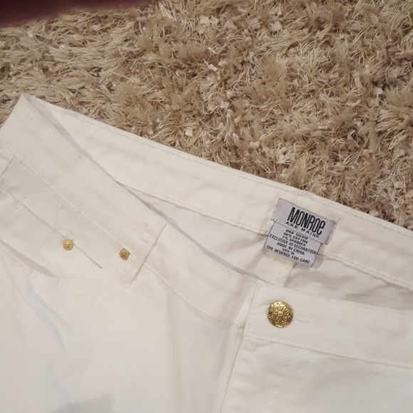 women's sz 16 Madison and main white ankle jean - Picture 4 of 5